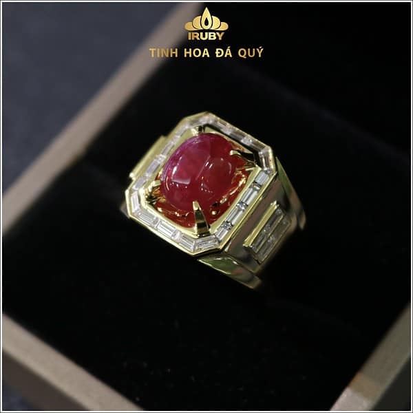 Nhẫn nam Ruby mẫu Chủ Tịch 4,96ct – IRRB 237496 hình ảnh 2