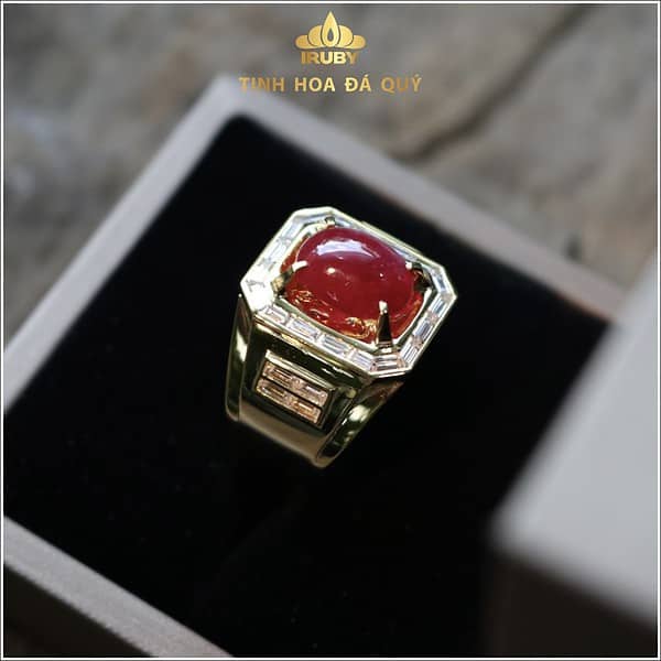 Nhẫn nam Ruby mẫu Chủ Tịch 4,96ct – IRRB 237496 hình ảnh 3