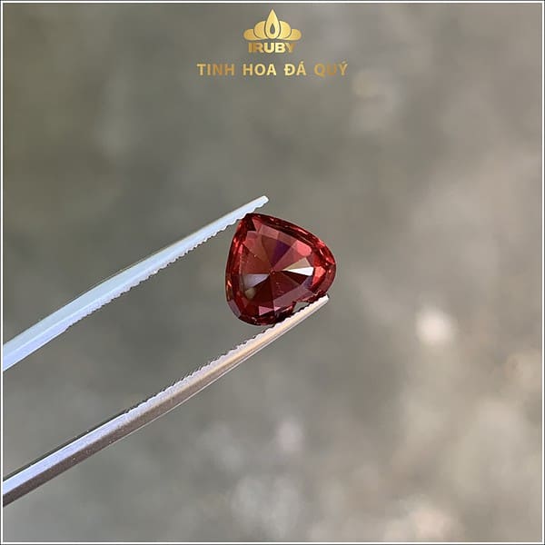 Viên Granet trái tim tự nhiên 100% 2,96ct - IRGN 239296 hình ảnh