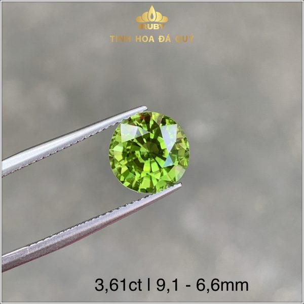 Viên Peridot xanh lá mạ chiếu rực 3,61ct IRPD35 - 2310361 hình ảnh 2