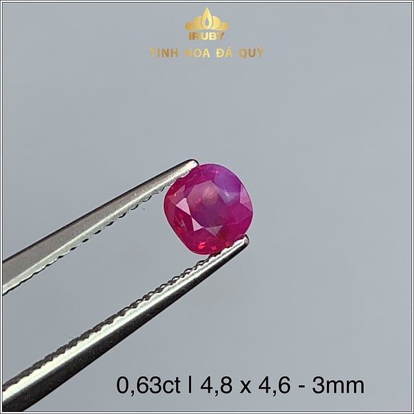 Viên Ruby facet Lục Yên 0,63ct - IRRF152 2310063 hình ảnh 2