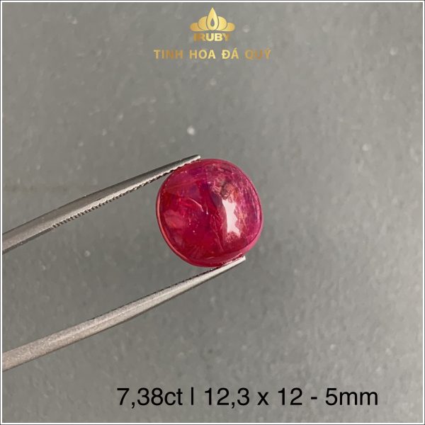 Viên Ruby huyết kính tự nhiên 7,38ct IRRC148 - 239738 hình ảnh 5