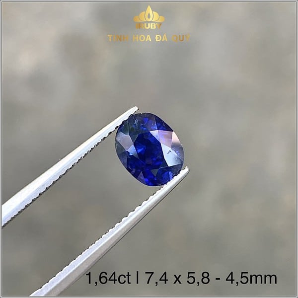 Viên Sapphire xanh lam hoàng gia 1,64ct IRBS131 - 2310164 hình ảnh 2