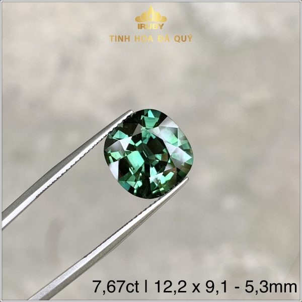 Viên Sapphire xanh lục 7,67ct IRGS134 - 2310767 hình ảnh 1