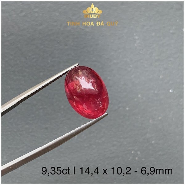 Viên Spinel cabochon đỏ huyết 9,35ct IRSI62 - 2310935 hình ảnh 3