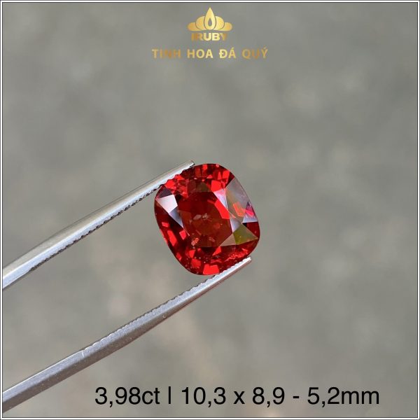 Viên Spinel đỏ đẹp tự nhiên 100% 3,98ct IRSI58 - 2310398 hình ảnh 2