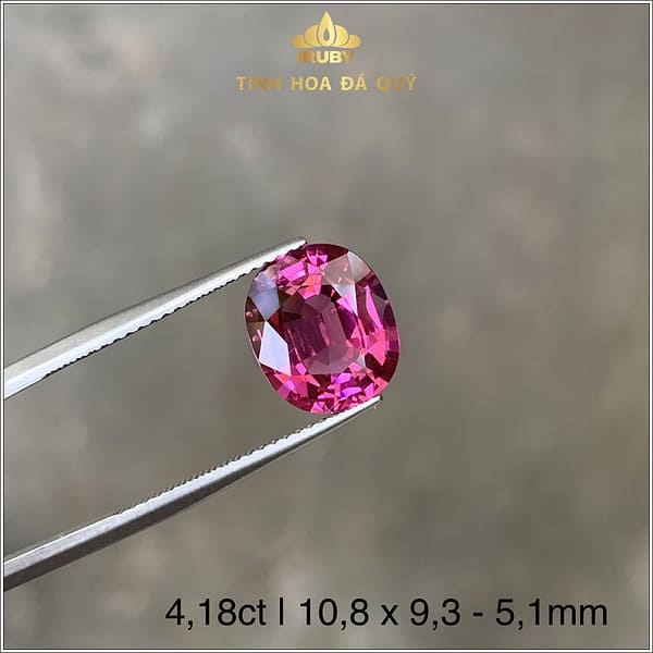 Viên Spinel hồng phớt tím tự nhiên 100% 4,18ct IRSI60 - 2310418 hình ảnh 2