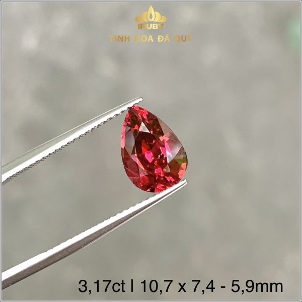 Viên đá Garnet giọt nước 3,17ct IRGN88 - 2310317 hình ảnh 2