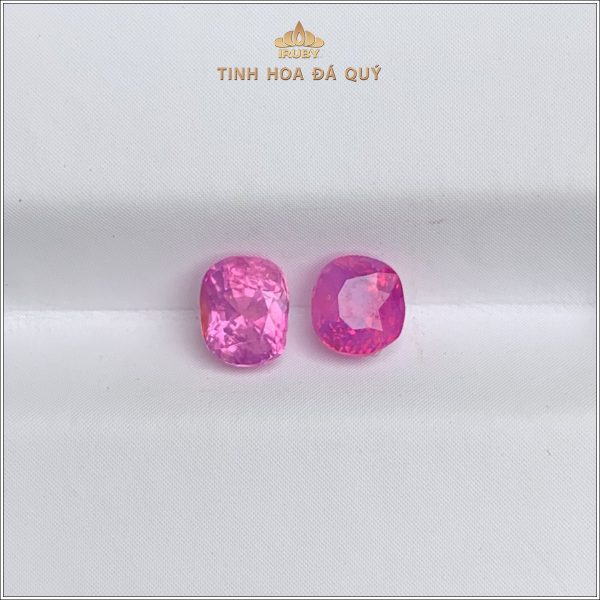 Đôi Ruby facet đỏ hồng Lục Yên 1,34ct - IRRF171 2311134 hình ảnh 1