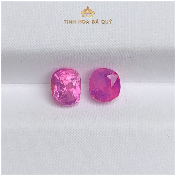 Đôi Ruby facet đỏ hồng Lục Yên 1,34ct - IRRF171 2311134 hình ảnh 3