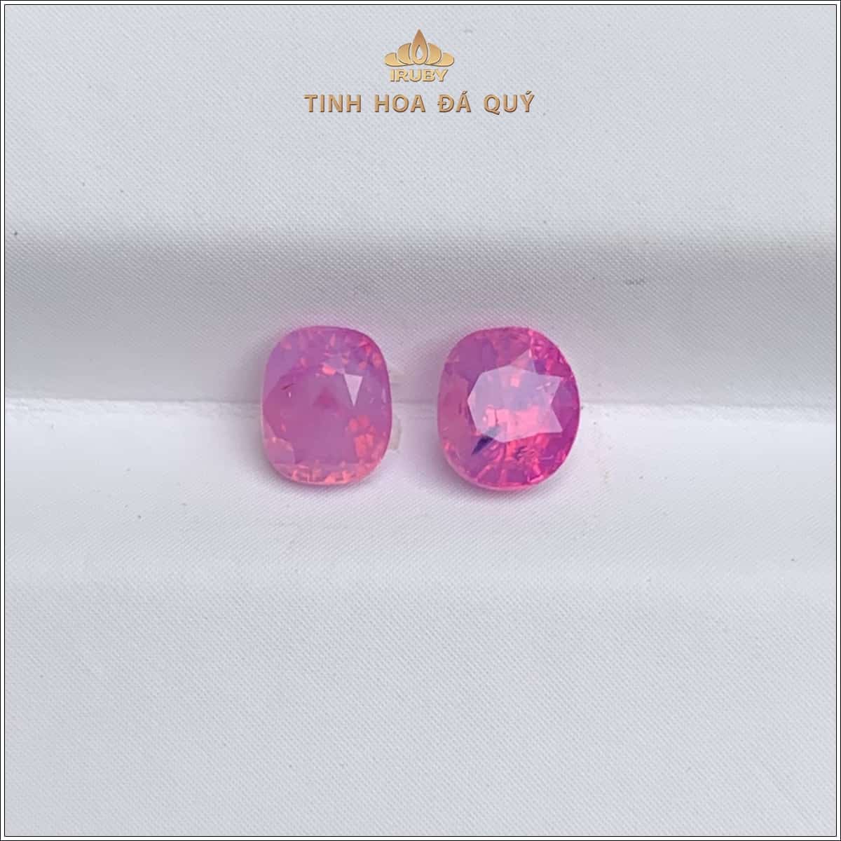Đôi Sapphire hồng facet Lục Yên 1,27ct – IRSP144 2311127