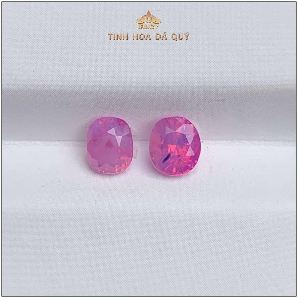 Đôi Sapphire hồng facet Lục Yên 1,27ct – IRSP144 2311127