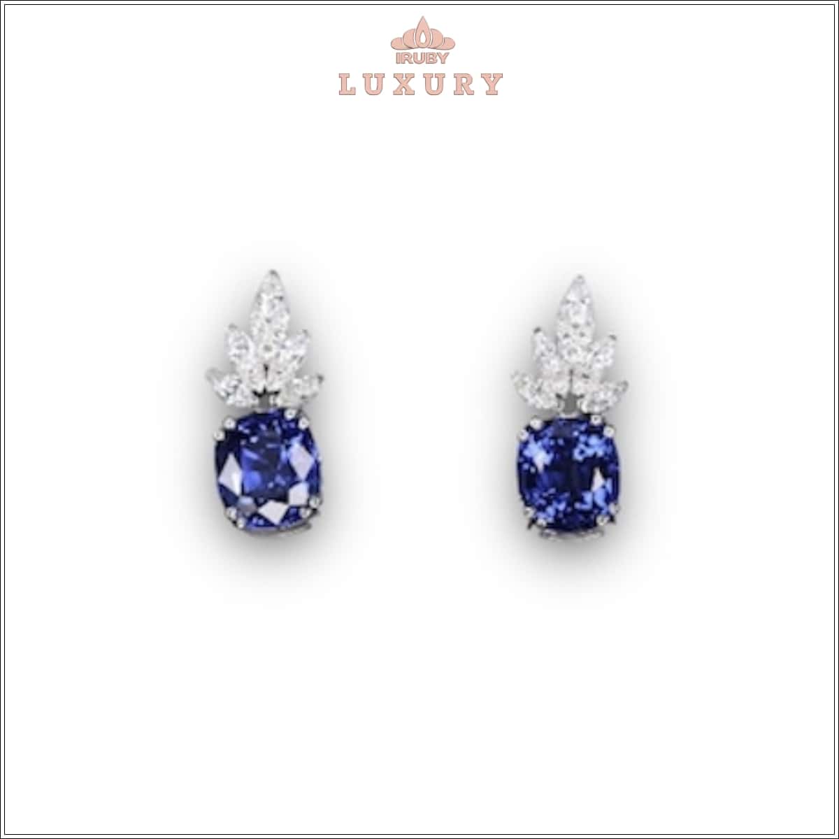 Đôi bông tai Sapphire xanh lam hoàng gia VIP – IRSP 2311900