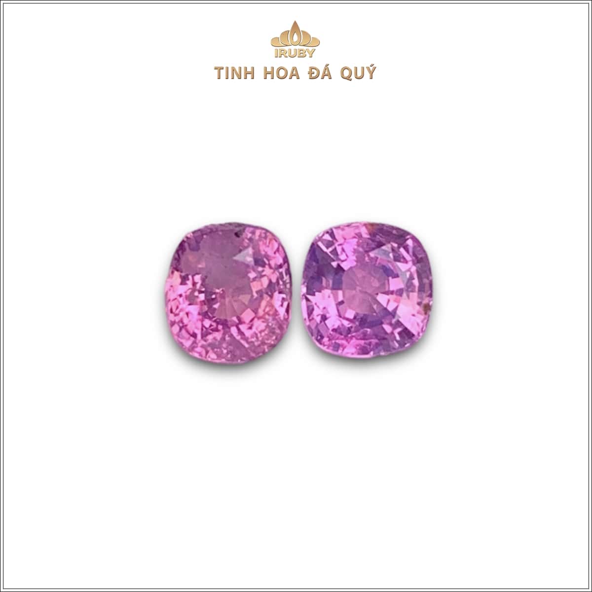 Đôi pink Sapphire facet Lục Yên 1,36ct – IRSP143 2311136