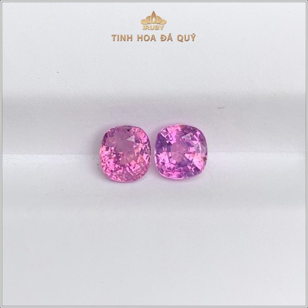 Đôi pink Sapphire facet Lục Yên 1,36ct - IRSP143 2311136 hình ảnh 2