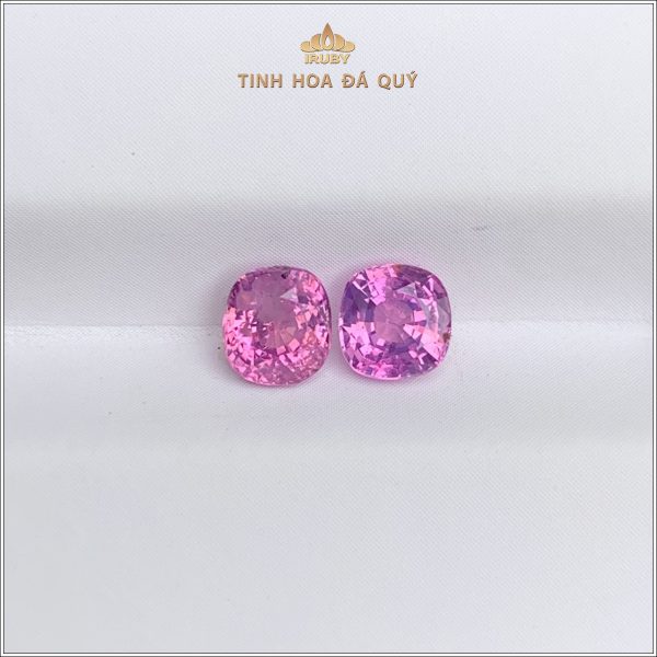 Đôi pink Sapphire facet Lục Yên 1,36ct - IRSP143 2311136 hình ảnh 3