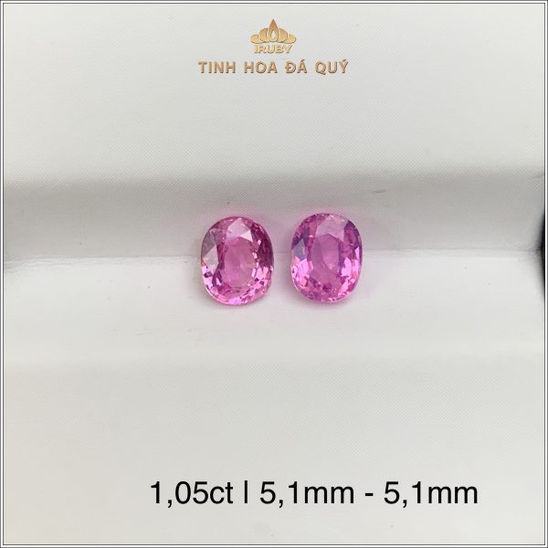 Đôi pink Sapphire facet hồng Lục Yên 1,05ct - IRSP141 2311105 hình ảnh 4