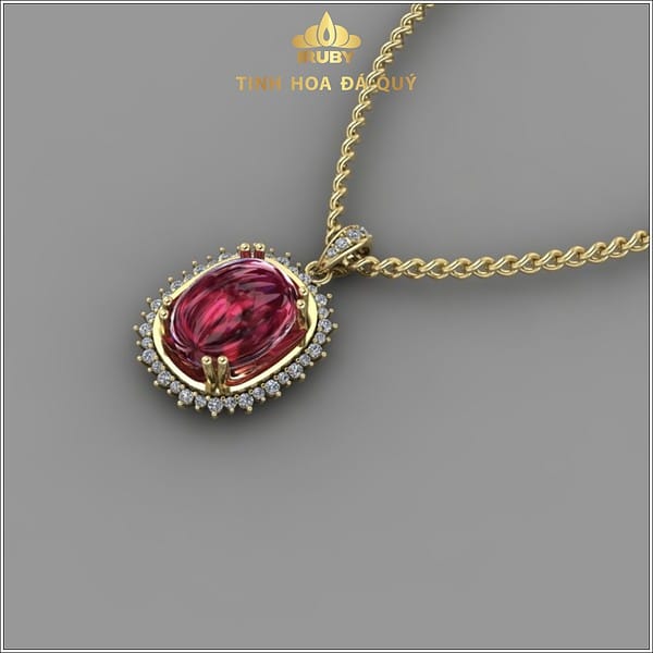 Mẫu 3D mặt dây chuyền Ruby - IRRB 2311795 hình ảnh 2