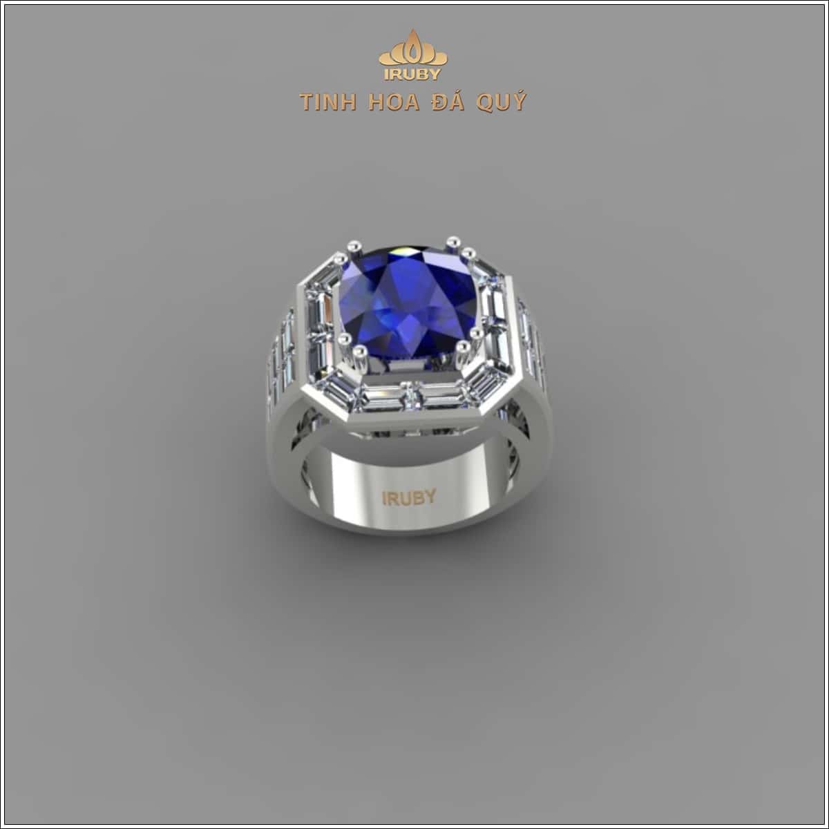 Mẫu 3D nhẫn Sapphire Hoàng Gia - IRSP 2311476 hình ảnh 2