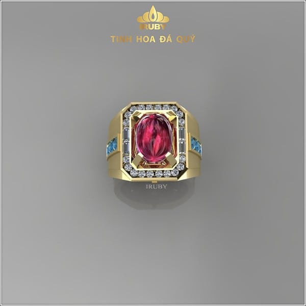 Mẫu 3D nhẫn nam Ruby doanh nhân - IRRB 2311438 hình ảnh 1