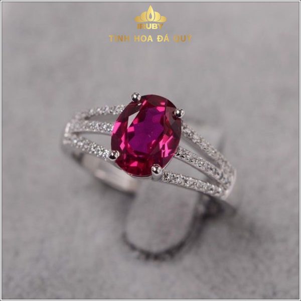 Mẫu nhẫn nữ Garnet sang trọng - IRGN 2311322 hình ảnh 1