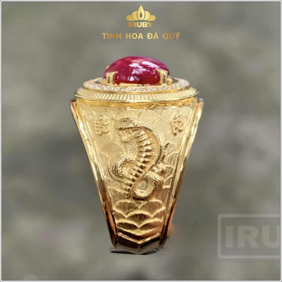 Nhẫn nam Ruby lên mẫu nhẫn Mỹ – IRRB 2311430