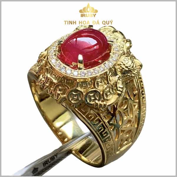 Nhẫn nam Ruby mẫu cóc kim tiền - IRRB 2311455 hình ảnh 2