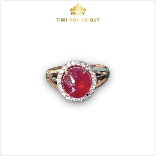 Nhẫn nữ Ruby cabochon huyết kính - IRRC 2311563 hình ảnh