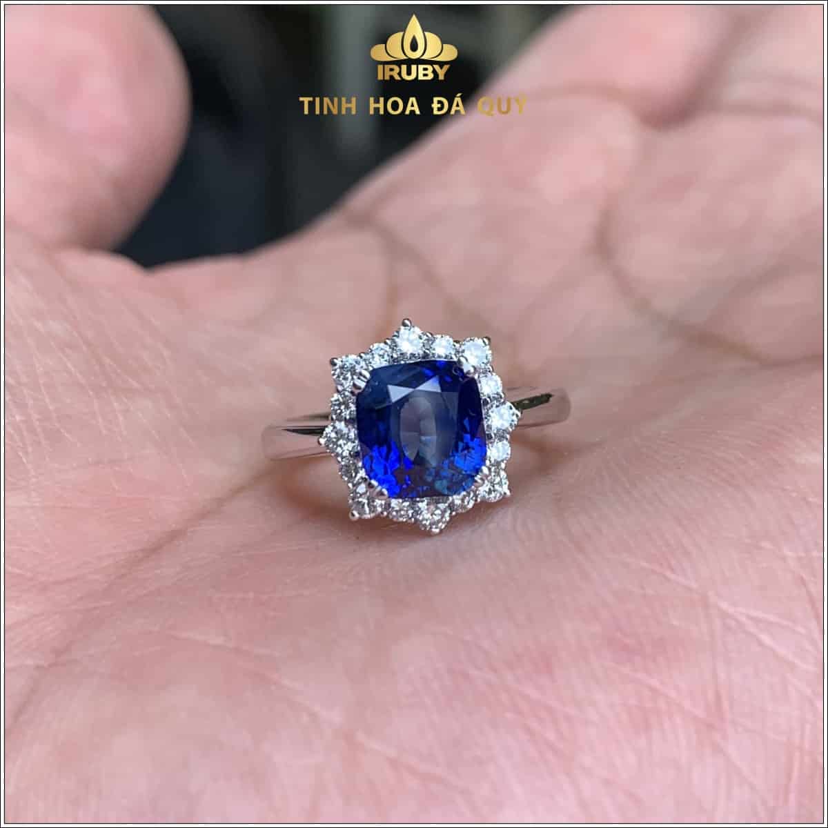 Nhẫn nữ Sapphire xanh lam hoàng gia - IRSP 2311343 hình ảnh 1