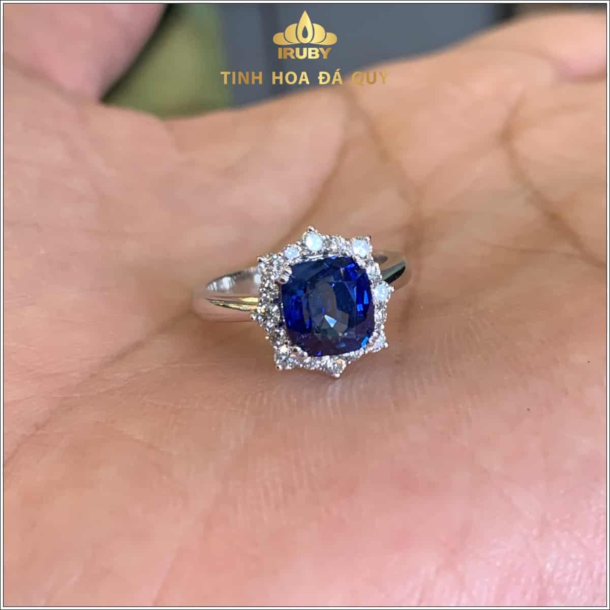 Nhẫn nữ Sapphire xanh lam hoàng gia - IRSP 2311343 hình ảnh 2