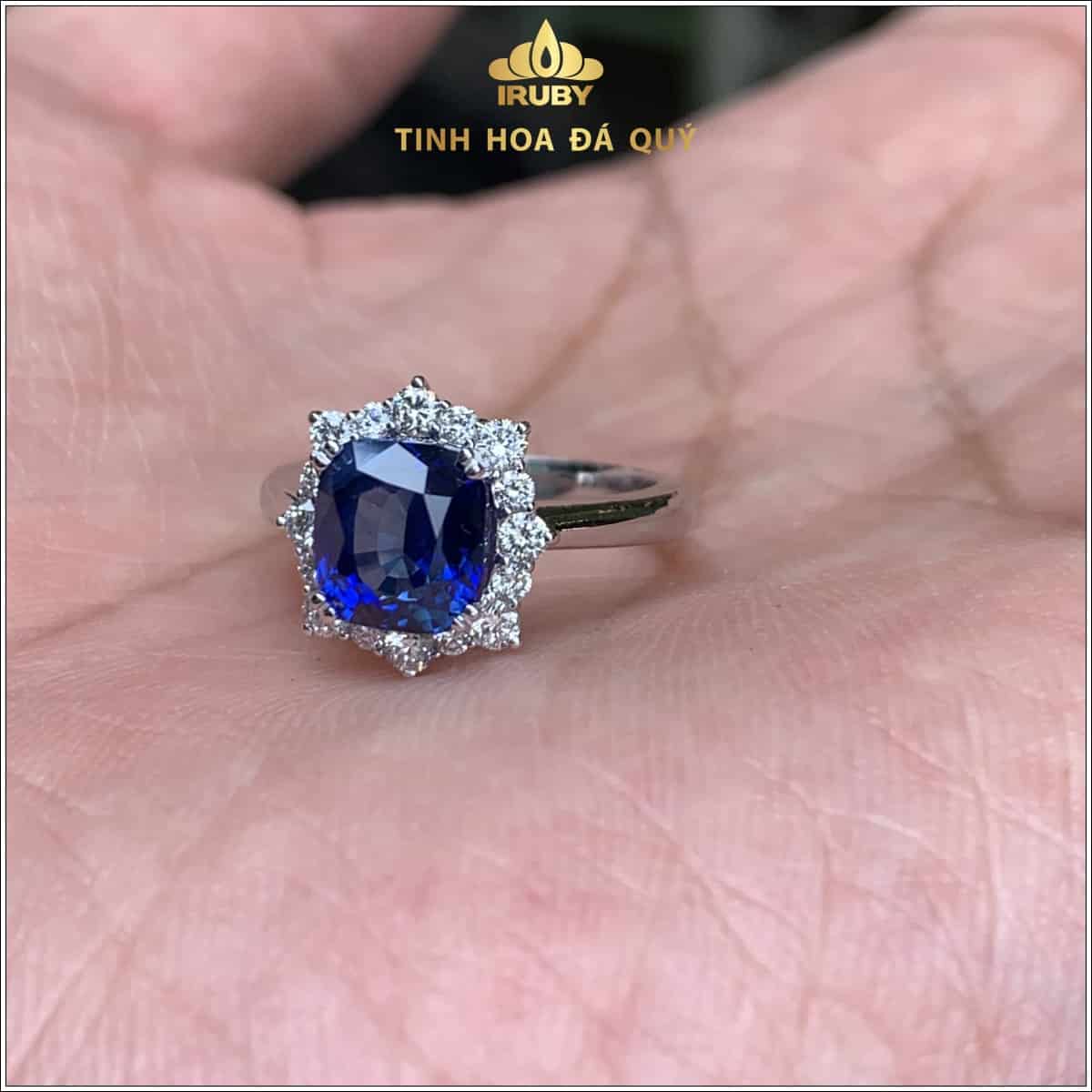 Nhẫn nữ Sapphire xanh lam hoàng gia – IRSP 2311343