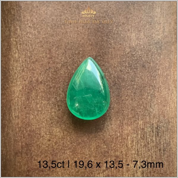 Viên Ngọc Lục Bảo khối giọt nước 13,5ct - IREM38 2311135 hình ảnh 4