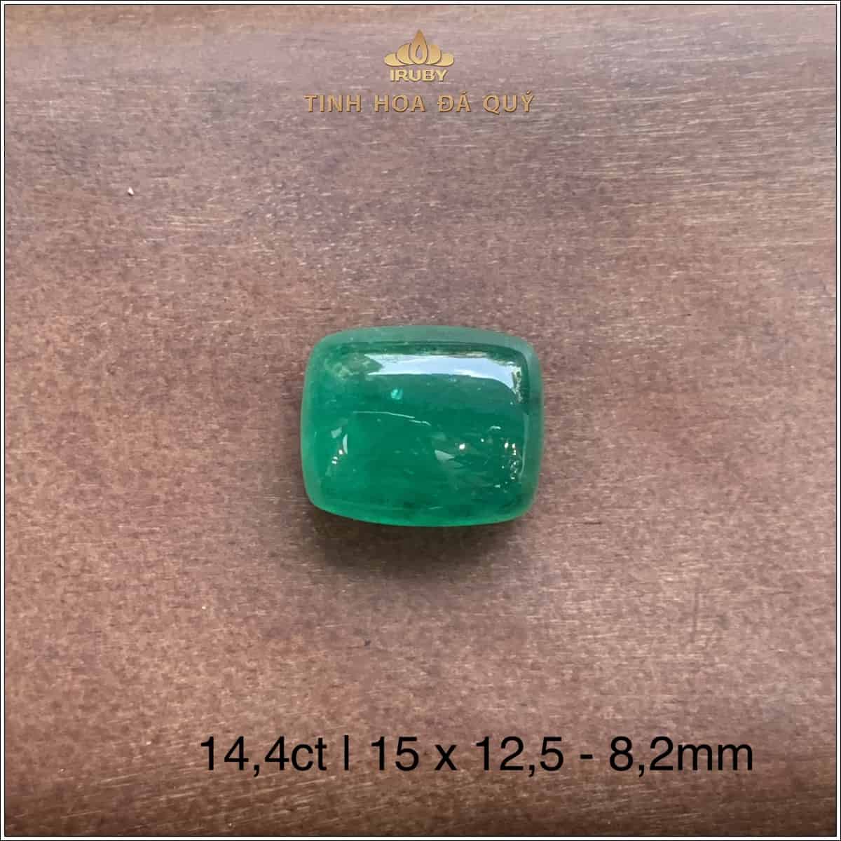 Viên Ngọc Lục Bảo màu xanh vivid 14,4ct – IREM35 2311144