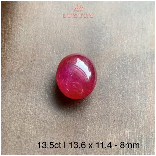 Viên Ruby cabochon Lục Yên 13,5ct - IRRC161 2311135 hình ảnh 3