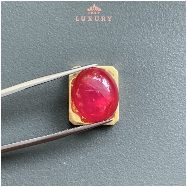 Viên Ruby cabochon Lục Yên 13,5ct - IRRC161 2311135 hình ảnh 4