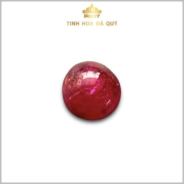 Viên Ruby cabochon đỏ huyết Lục Yên 3,91ct - IRRC158 2311391 hình ảnh