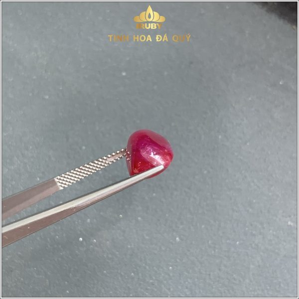 Viên Ruby cabochon đỏ huyết Lục Yên 7,67ct - IRRC156 2311767 hình ảnh 5