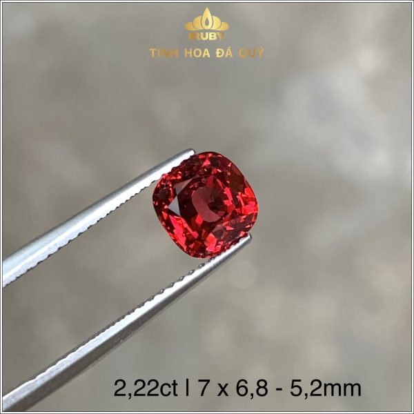 Viên Spinel đỏ Lục Yên tự nhiên 100% 2,22ct - IRSI64 2310222 hình ảnh 2