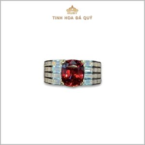 Nhẫn nam Garnet mẫu Văn Phòng - IRGN 2312409 hình ảnh