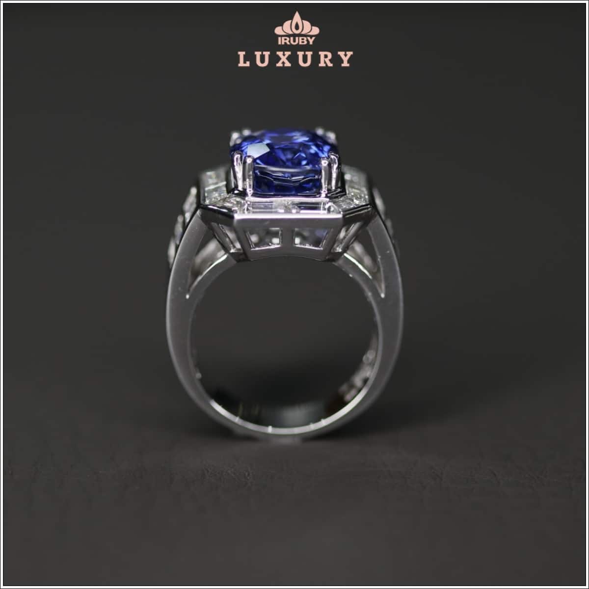 Nhẫn nam Royal Blue Sapphire mẫu Hoàng Tử - IRBS140 2311476 hình ảnh thực thiết kế sau khi hoàn chỉnh 