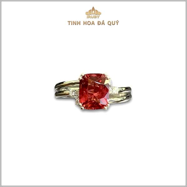 Nhẫn nữ Garnet đỏ hồng lựu - IRGN 233262 hình ảnh