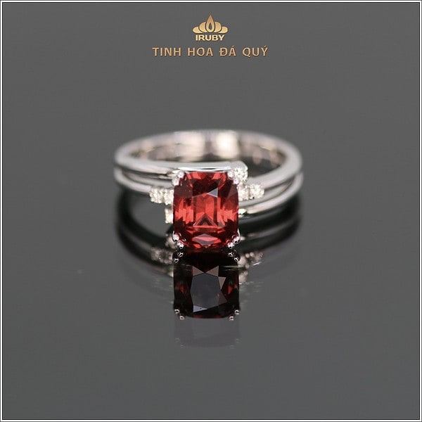 Nhẫn nữ Garnet đỏ hồng lựu - IRGN 233262 hình ảnh 2