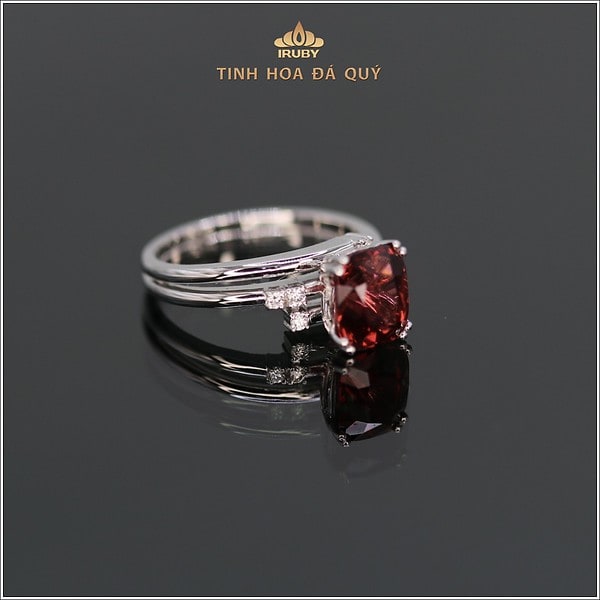 Nhẫn nữ Garnet đỏ hồng lựu - IRGN 233262 hình ảnh 4