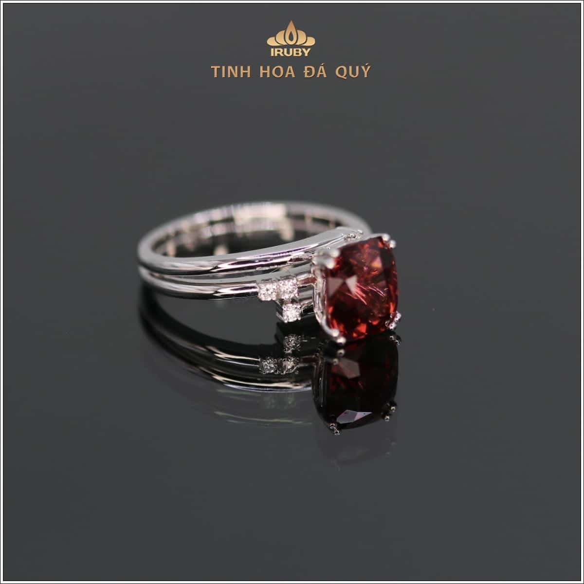 Nhẫn nữ Garnet đỏ hồng lựu – IRGN 233262