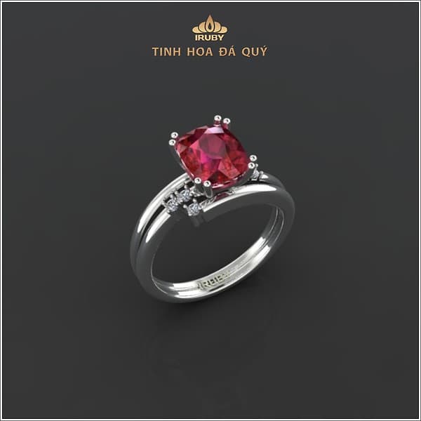 Nhẫn nữ Garnet đỏ hồng lựu - IRGN 233262 hình ảnh 6