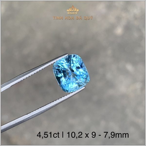 Viên Aquamaline xanh dương tự nhiên 4,51ct - IRAQ6 2312451 hình ảnh 2