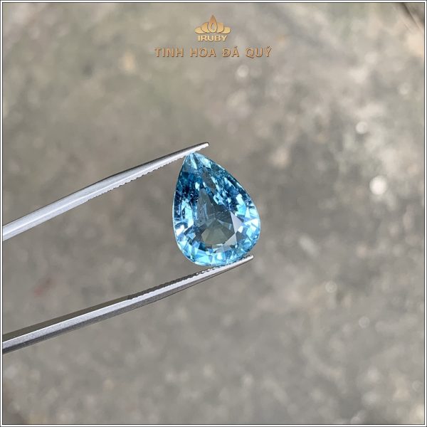 Viên Aquamarine màu xanh dương 9,56ct - IRAQ5 2312956 hình ảnh 1