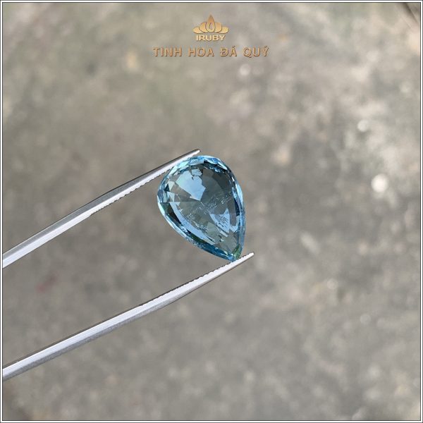 Viên Aquamarine màu xanh dương 9,56ct - IRAQ5 2312956 hình ảnh 4