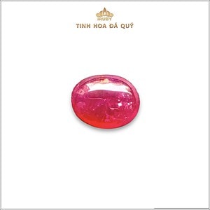 Viên Ruby cabochon đỏ hồng Lục Yên 2,07ct - IRRC194 2312207 hình ảnh