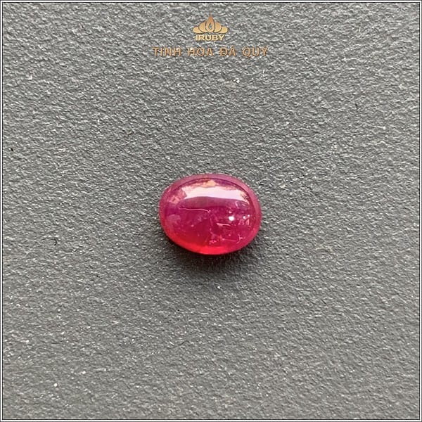 Viên Ruby cabochon đỏ hồng Lục Yên 2,07ct - IRRC194 2312207 hình ảnh 1